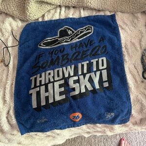 Blue LA Themed Towel